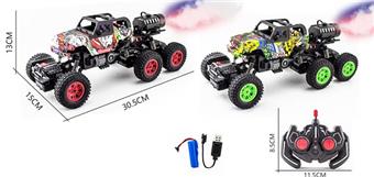 1: 16 Six way light spray six wheel jeep watermark climbing car   ITEM NO.： W060646