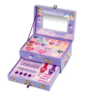 Makeup Toolbox Set Purple   ITEM NO.： W057945