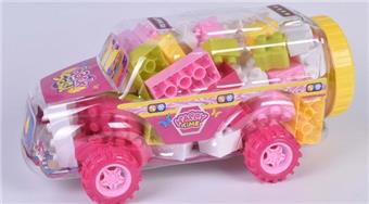 Girl Series - Colonel Car Puzzle Building Blocks   ITEM NO.： W045322