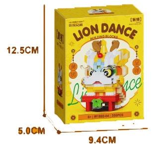 Yellow Lion Chengxiang 356PCS Low Price Impulse Edition - Micro Particle Building Blocks   ITEM NO.： W044717