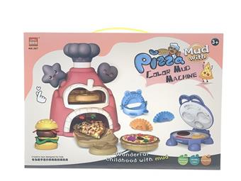 Clay Toys - Pizza Burger Machine   ITEM NO.： W052931