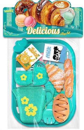 PVC card head bag tableware kitchen play house (can be mixed color and style)   ITEM NO.： W055411
