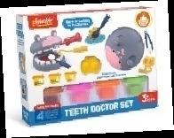 Colored Mud Hippopotamus Dentist Animal Set   ITEM NO.： W054036