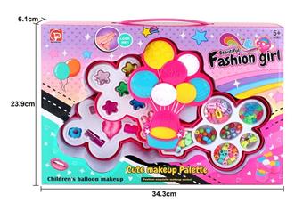Factory version balloon with three layers of beads and cosmetics   ITEM NO.： W058174
