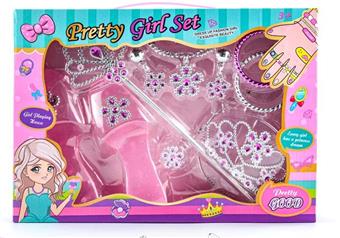 Princess Fairy Stick Electroplating Jewelry Set   ITEM NO.： W057798