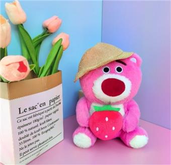 Strawberry Bear 8 inches   ITEM NO.： W054496