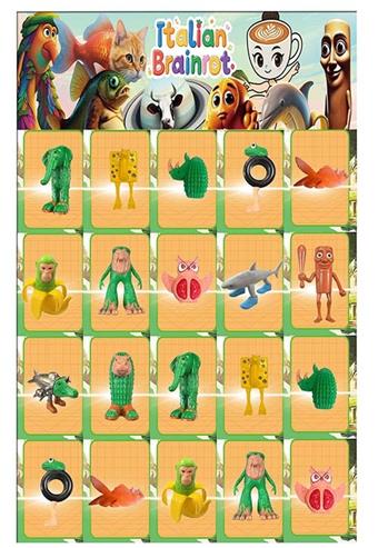 Shanhaijing wooden stick figurine 20 large boards   ITEM NO.： W055652