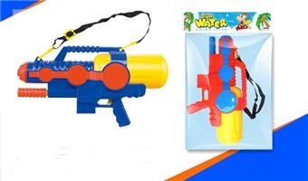 Inflatable water gun, manual water gun, high-pressure water gun, pull-out water gun, summer household water play toy   ITEM NO.： W067037