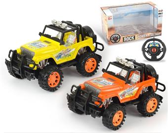 2-way remote control Jeep open top off-road racing car   ITEM NO.： W060500