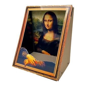 Mona Lisa frame cat nest   ITEM NO.： W062263