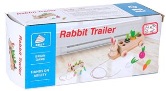 Rabbit Pulling Cart (Fruit Style) (YR-0035)   ITEM NO.： W044185