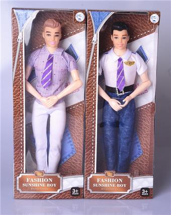 11 inch solid 12 joint men's Barbie fashion set with 2 mixed styles   ITEM NO.： W055452