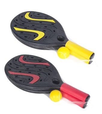 19.5-inch plastic hard faced tennis racket (yellow)   ITEM NO.： W043233
