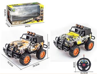 1: 14 Two way remote control Jeep full canopy watermark racing car   ITEM NO.： W060537