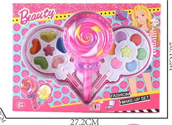 Fashion Barbie lollipop two-layer cosmetics   ITEM NO.： W058197
