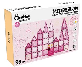 Ice and Snow Castle Magnetic Tablets -63pcs   ITEM NO.： W043484