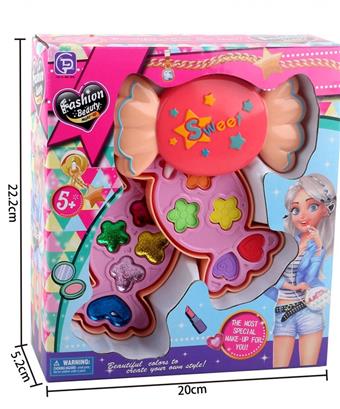Factory version 2-layer new candy and cosmetics set   ITEM NO.： W058276