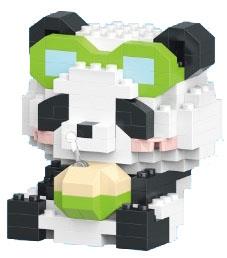 Drink 168PCS Coconut Juice Panda Low Price Impulse - Micro Particle Building Blocks   ITEM NO.： W044738