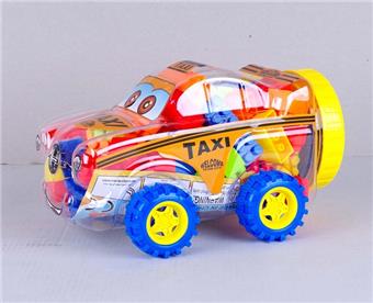 Vintage taxi with multiple colors mixed weighing 200g (approximately 50-60PCS)   ITEM NO.： W045442
