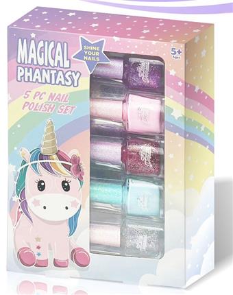 Children's Tearable Nail Pillar (CPC) Girls' Toy Makeup Set Dressing eye shadow Nail Enhancement Set   ITEM NO.： W060060