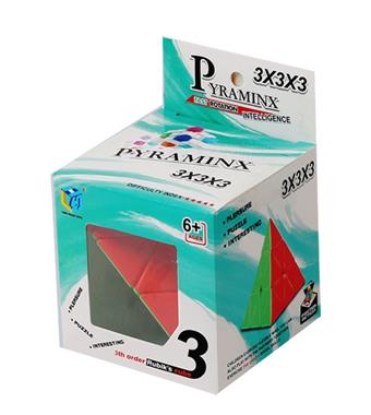 Fourth-order real color pyramid Rubik's Cube   ITEM NO.： W042809
