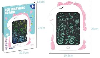 Cross border LCD writing board, drawing board, unicorn horse   ITEM NO.： W056935