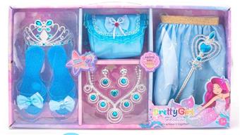 Princess Fairy Stick Electroplating Jewelry Set   ITEM NO.： W057795