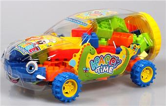 Multi colored mixed weighing of puzzle building blocks for off-road vehicles weighing 250g (approximately 50-60PCS)   ITEM NO.： W046260
