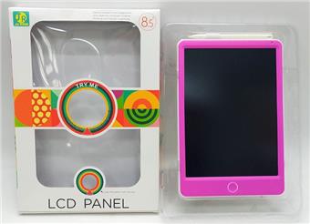 LCD writing board monochrome 8.5-inch (with vacuum sealed delivery battery, screwdriver, and pen)   ITEM NO.： W056583