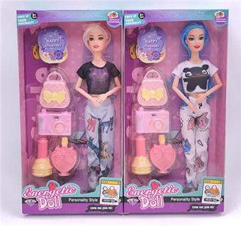 11.5-inch 9-joint body fashion Barbie bag with bag camera vacuum formed 2 models mixed   ITEM NO.： W063005