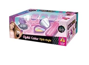 Beautiful hair dye set, children's home play puzzle toys, girls' hair styling, makeup, cosmetics   ITEM NO.： W059962