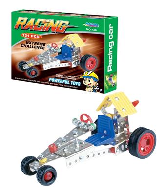 Assemble racing cars   ITEM NO.： W042365