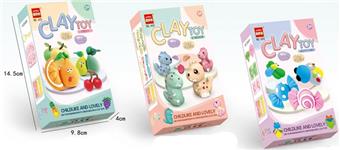 Clay Toys - Fruits/Dinosaurs/Candy   ITEM NO.： W052934