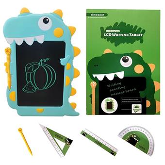 Dinosaur LCD monochrome drawing board and writing board, one click clear+lock   ITEM NO.： W056803