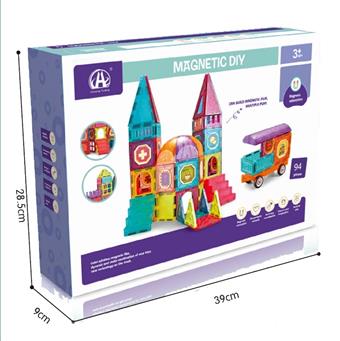 7.5CM color window magnetic sheet 94PCS   ITEM NO.： W046521