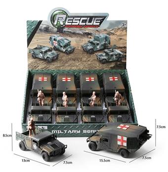 Inertial Hummer military vehicle (8 units, 2 mixed models)   ITEM NO.： W041759