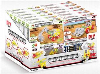 61pcs metal assembled toys   ITEM NO.： W042458
