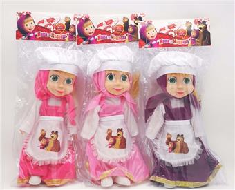 10 inch empty body with music IC chef Martha doll with chef hat and apron 3 mixed styles   ITEM NO.： W062988