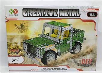 Metal assembled toys (493pcs)   ITEM NO.： W042403