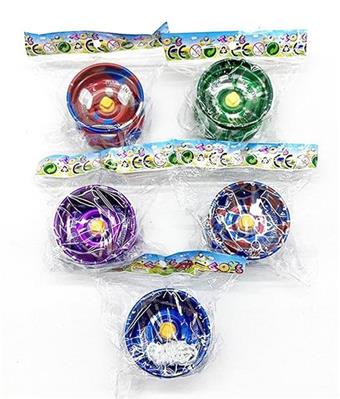 Single bearing alloy yo yo (flower ball in 5 colors)   ITEM NO.： W047838