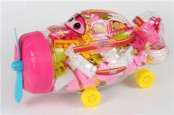 Girl Series - Plane Puzzle Building Blocks   ITEM NO.： W045292