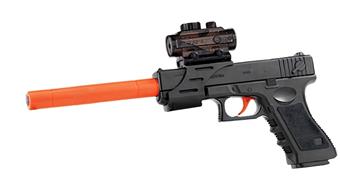 Water Bullet Gun Glock Water Bullet Gun Water Bullet Pistol Crystal Bullet Gun Water Absorbent Bullet Shooting Gun Toy Gun   ITEM NO.： W063366