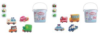 Cartoon car 2 mixed series colored clay   ITEM NO.： W053223