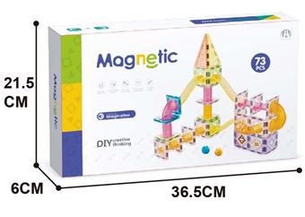 5.5CM Pipe Ball Magnetic Building Blocks 73PCS   ITEM NO.： W046795