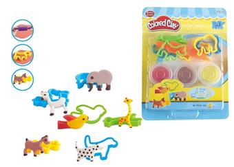 Animal series colored clay   ITEM NO.： W053388
