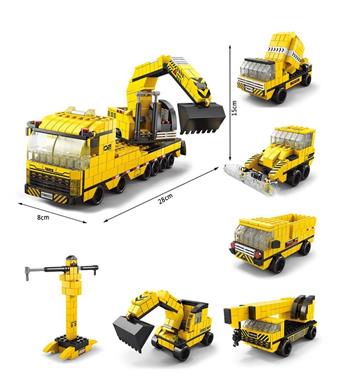 Construction vehicle 1000pcs building blocks   ITEM NO.： W046028