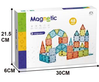 5.5CM magnetic block piece 48P   ITEM NO.： W046753