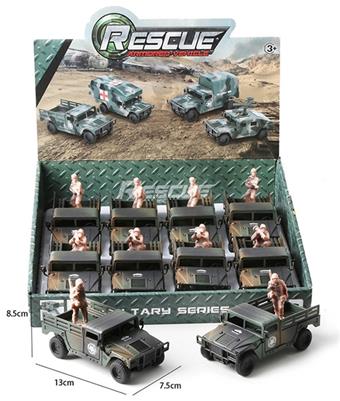 Inertial Hummer military vehicle (8 units per model)   ITEM NO.： W041762