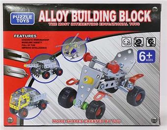 Metal assembled toys 91pcs   ITEM NO.： W042419