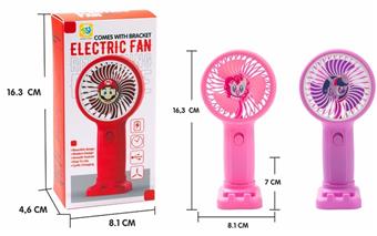 Unicorn handheld fan with base   ITEM NO.： W042090
